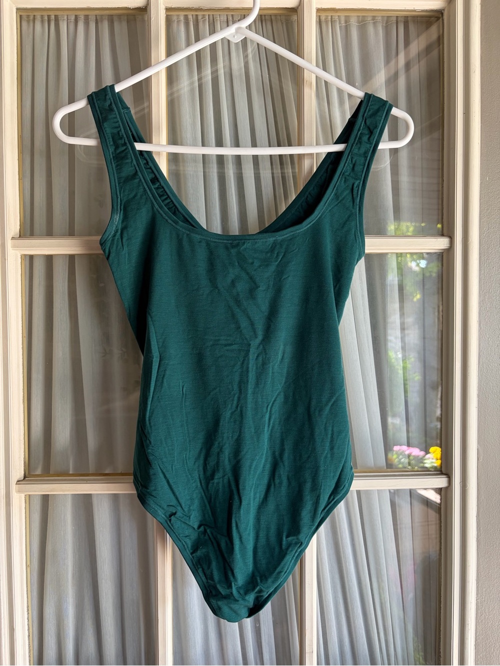 Parade Tencel Scoopneck Dark Green Bodysuit